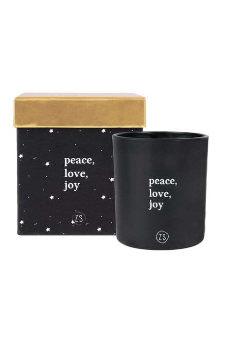 Zusss Luxe Geurkaars in doosje - Peace, love, joy