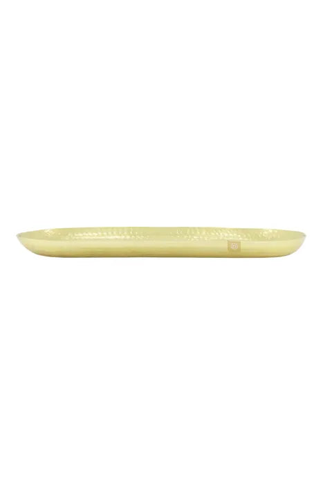 Zusss Ovalen Stylingbord Metaal - 50x20cm - Goud