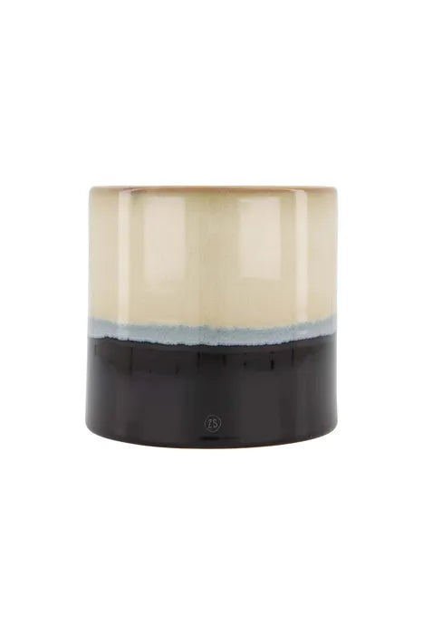 Zusss Pot Glazuur - Zwart/Zand