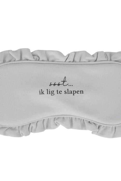 Zusss Slaapmasker - Ik lig te slapen - Zand