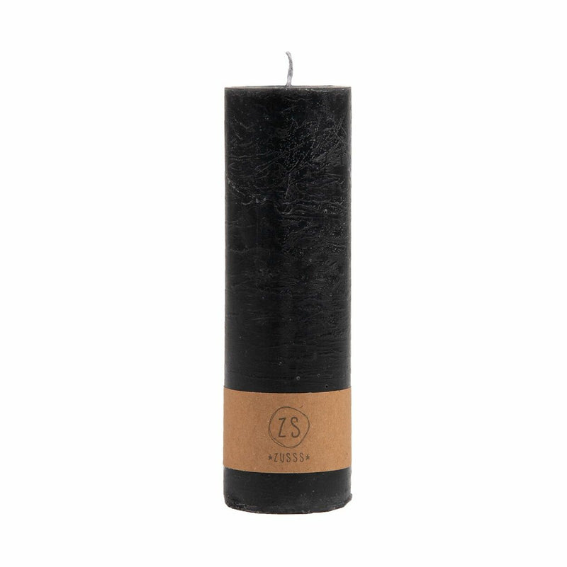 Zusss Stompkaars - Ø4,5cm - Zwart