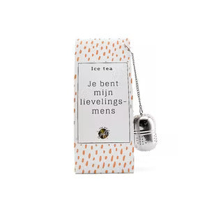 Ice tea giftset 'Je bent mijn lievelings mens'