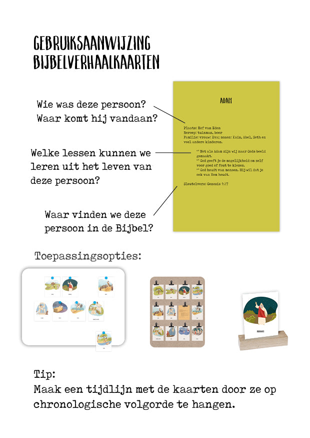 Set bijbelverhaalkaarten