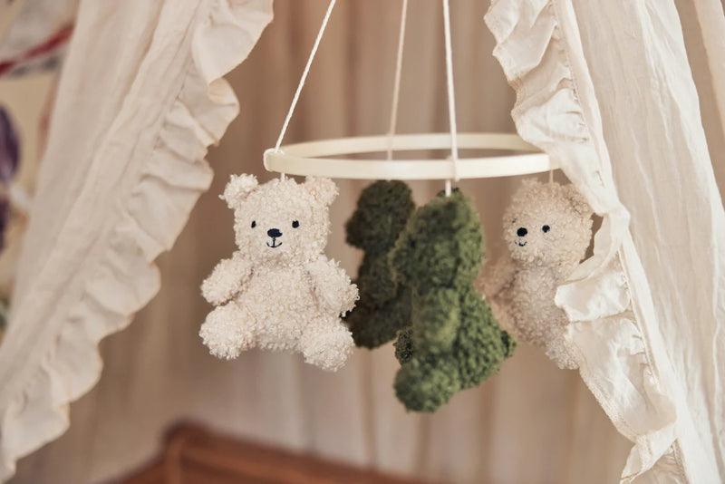 Jollein - Baby mobiel Teddy Bear Leaf Green/Naturel