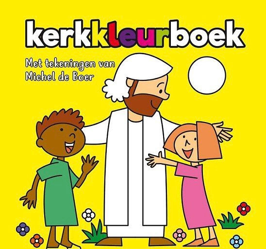 Kerkkleurboek - Vrouwke Klapwijk