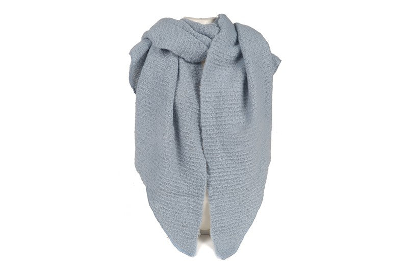 Zachte warme Sjaal - soft blue