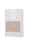 Zusss wenskaart met cadeau-envelop - Lots of Love - Wit