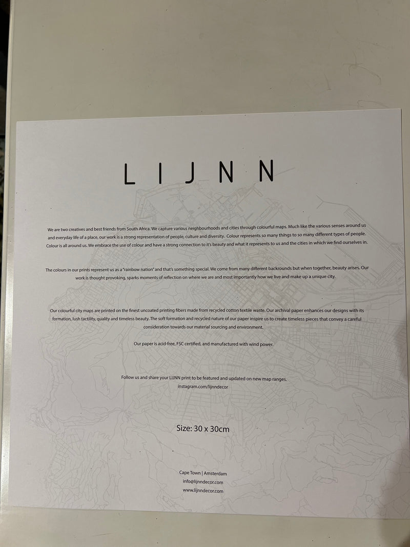 Lijnn Decor Mini Poster 10x10cm - Spakenburg