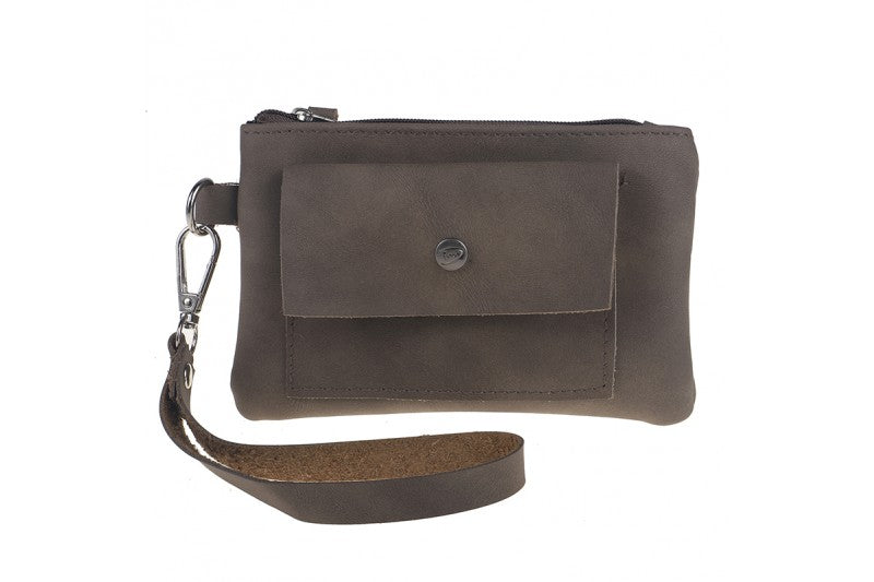 Kleine portemonnee- taupe