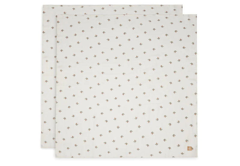 Jollein hydrofiele doek 115x115cm - Rosehip 2pack