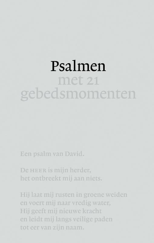 Psalmen met 21 Gebedsmomenten