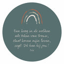 Wandbord Foam - Een boog in de wolken - L