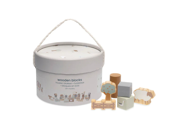 Jollein Houten Blokken set - Farm