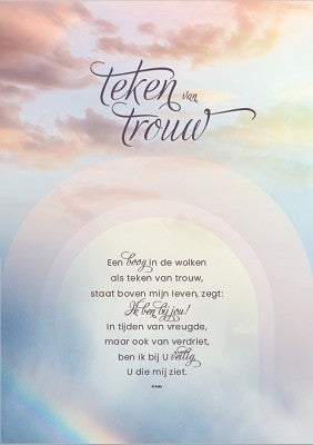 Poster sela songs - Teken van trouw