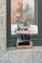 Zusss Tafelspiegel op houten voet - 15x15cm