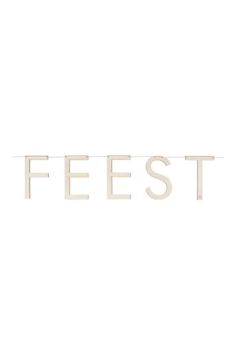Zusss Houten Feestslinger - Feest - 75cm