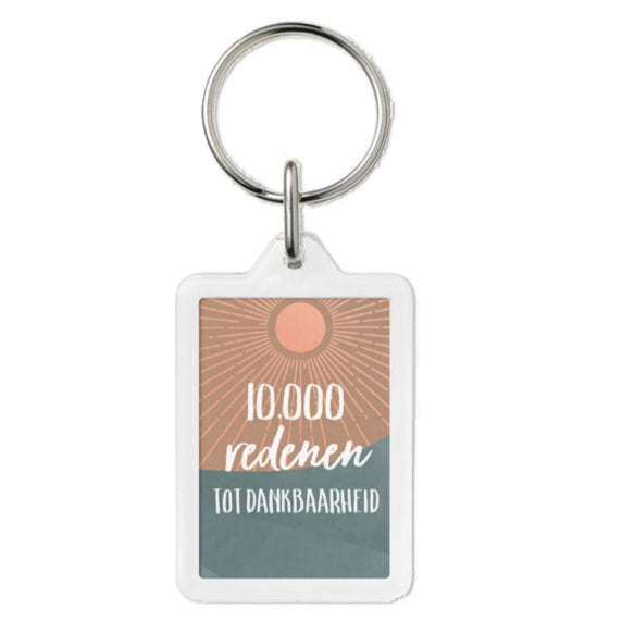 Sleutelhanger - 10.000 redenen