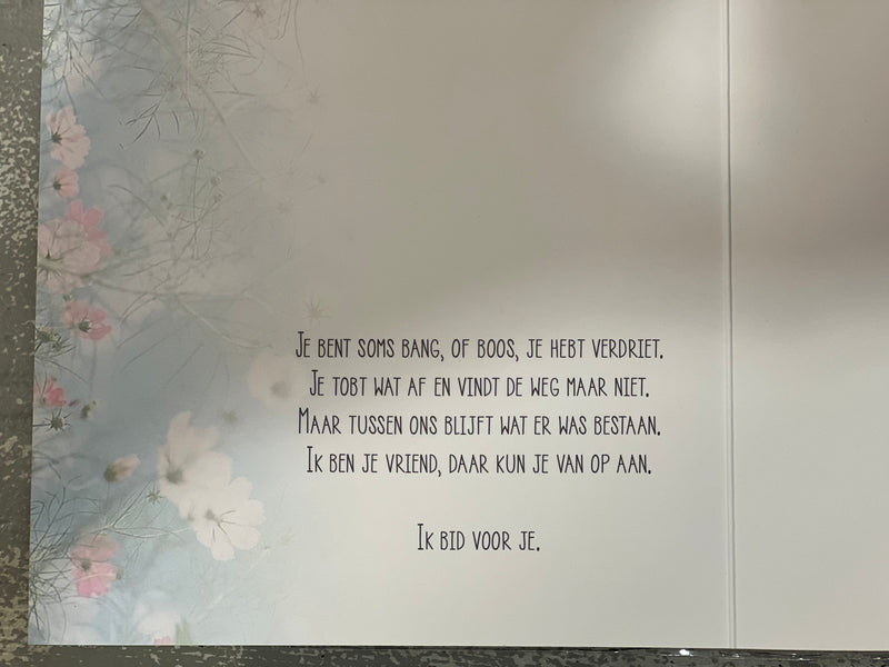 Kaart De kracht van vriendschap