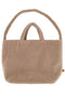 Zusss Grote Teddy Shopper - Taupe