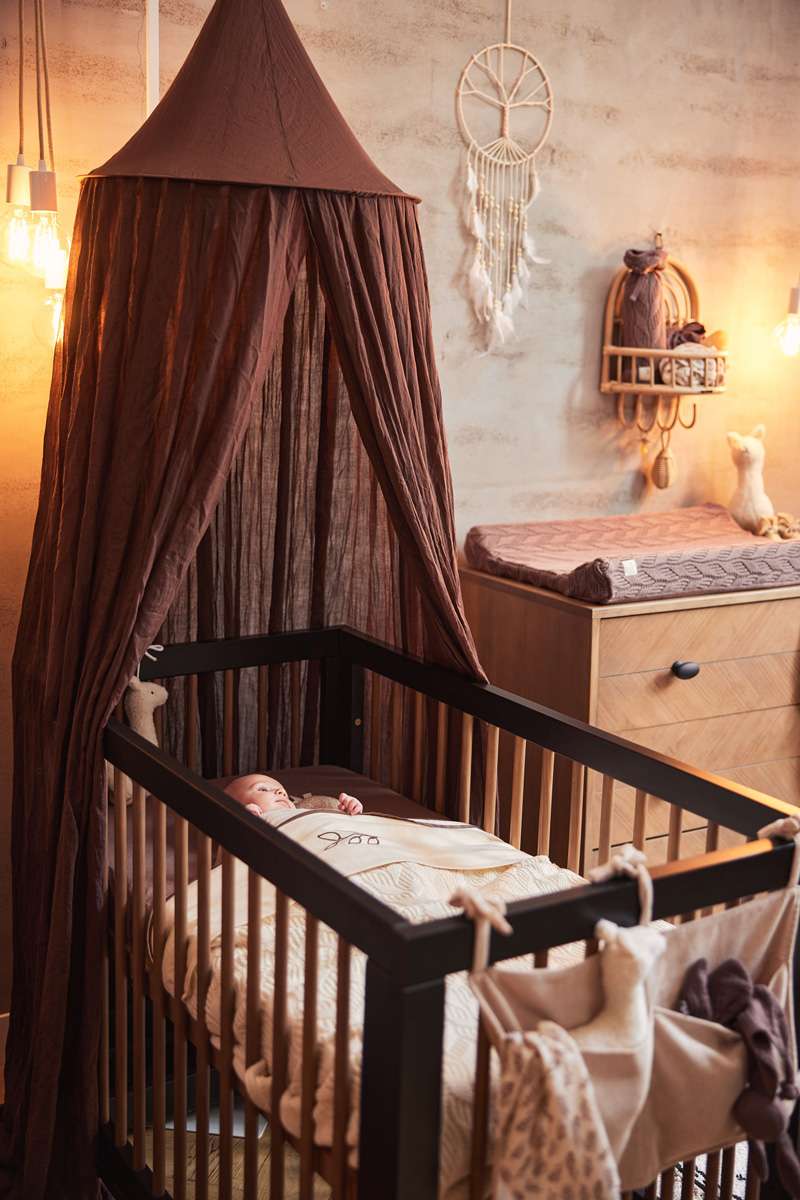 Jollein laken wieg 75 x 100 cm Meadow chestnut
