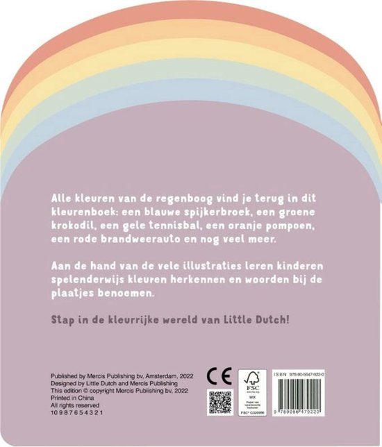 Regenboog Kleurboek - Little Dutch