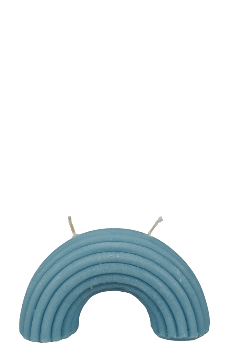 Kaars Regenboog - Blauw