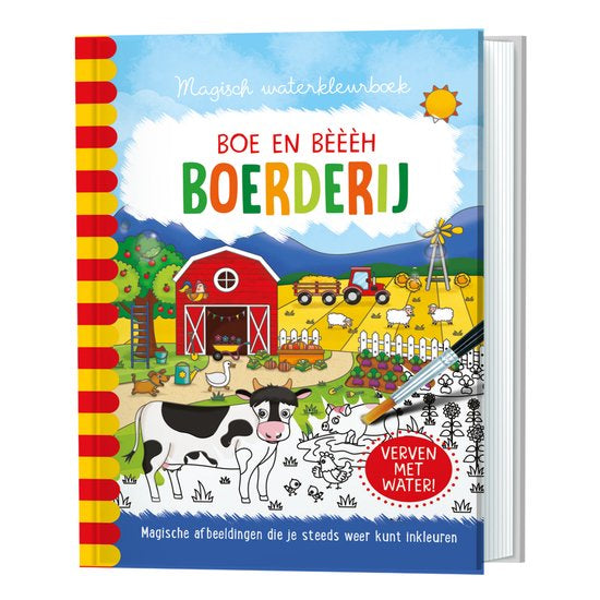 Magische waterkleurboek - Boerderij