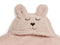 Jollein Wikkeldeken Bunny - 100x105cm - Pale Pink