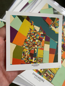 Lijnn Decor Mini Poster 10x10cm - Spakenburg