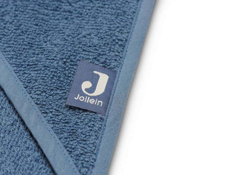 Jollein Badcape Badstof 75x75cm - Jeans Blue
