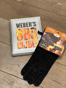 BBQ handschoen - extra lang - zwart
