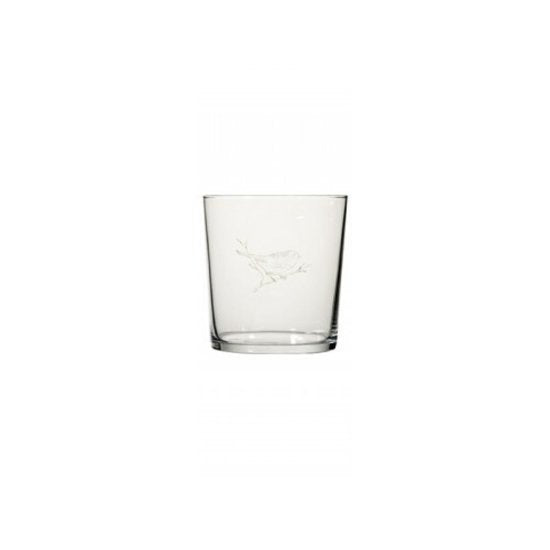 Mijn stijl glas met gouden vogel