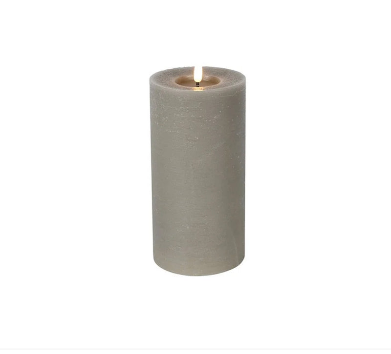Countryfield Led Candle -Grijs - L