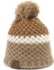 Warme Muts met voering - Camel