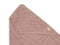 Jollein Badcape Wrinkled Cotton - 75x75cm - Rosewood