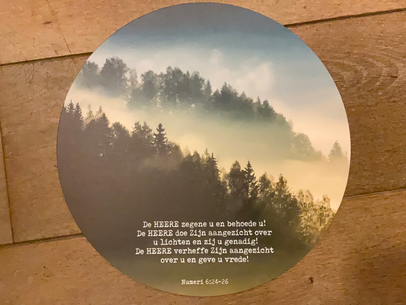 Muurcirkel - Bergen - Numeri 6:24-26