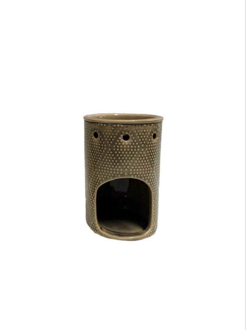 Luxe Brander voor wax / olie / amber  -  Grijs