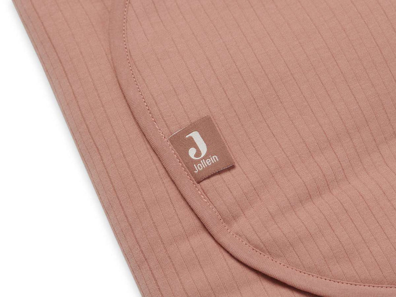 Jollein wikkeldeken basic stripe rosewood
