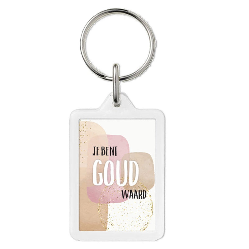 Sleutelhanger - Je bent Goud waard
