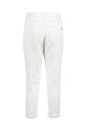 Zusss Trendy Mom Jeans - Off White