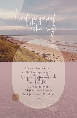 Kaart sela songs- leef je geloof elke dag