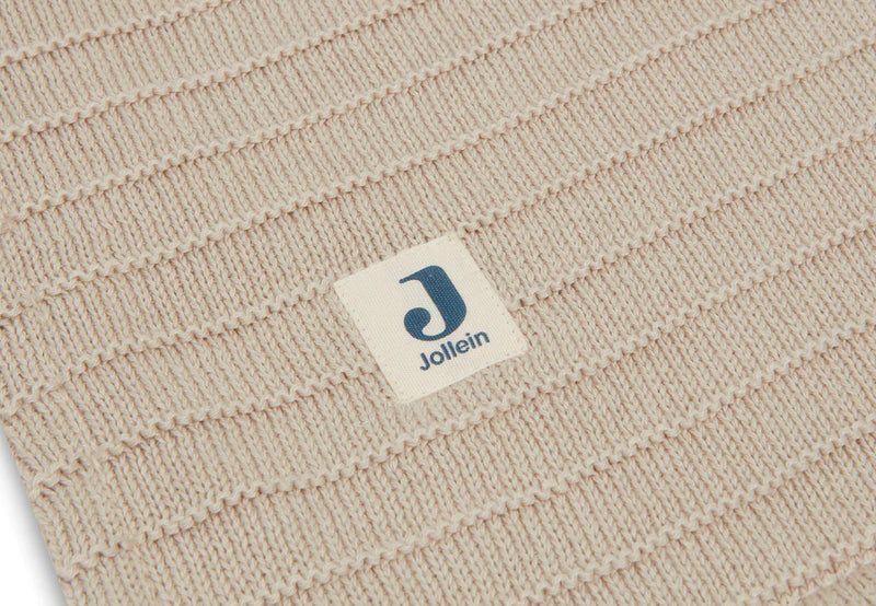 Jollein deken ledikant velvet pure knit-  100 x 150 cm