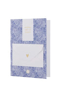 Zusss wenskaart met cadeau-envelop - Hoera - Kobaltblauw