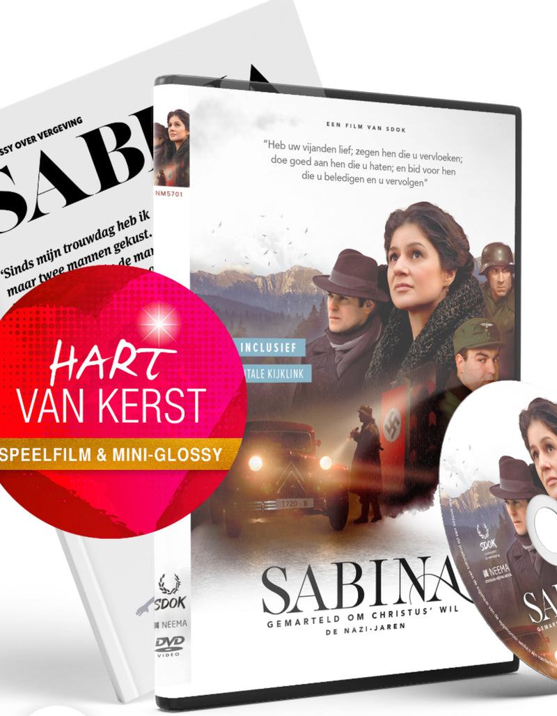 Sabina - actie: hart van kerst - DVD + Mini-Glossy