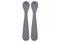 Jollein Siliconen Lepeltje - Storm Grey - 2 stuks