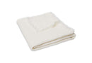 Jollein Wieg Deken Muslin Fringe - 75x100cm - Ivory/ Storm Grey/ Biscuit