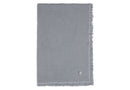 Jollein Wieg Deken Muslin Fringe - 75x100cm - Ivory/ Storm Grey/ Biscuit