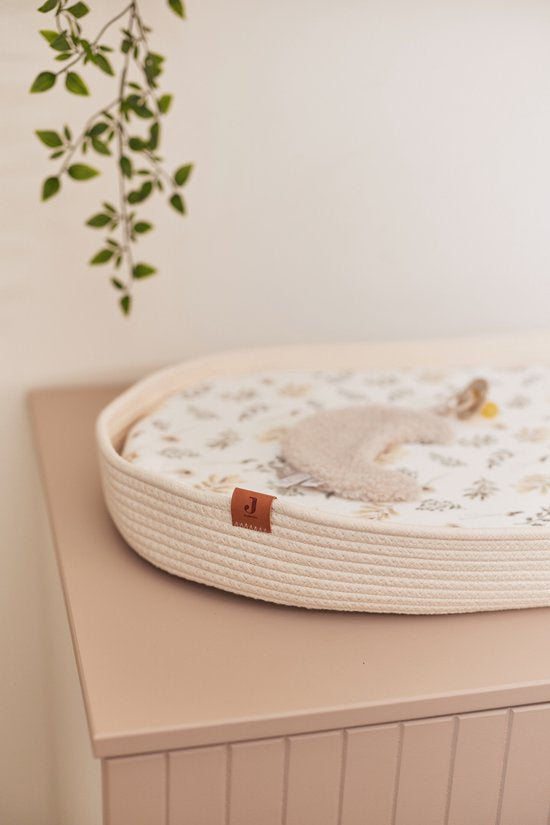 Jollein Hoeslaken - Wild Flower - ledikant jersey 60 x 120