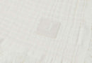 Jollein Wieg Deken Muslin Fringe - 75x100cm - Ivory/ Storm Grey/ Biscuit