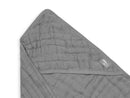 Jollein Badcape Wrinkled Cotton - 75c75cm - Storm Grey